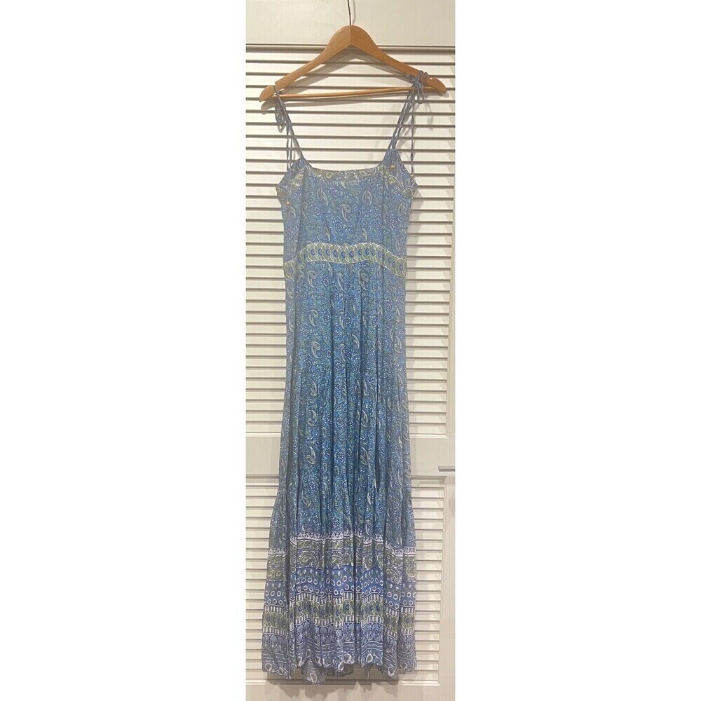 Veronica Beard Windansea Paisley Maxi Dress Blue Electric Multi Size XS NWT - Picture 9 of 13